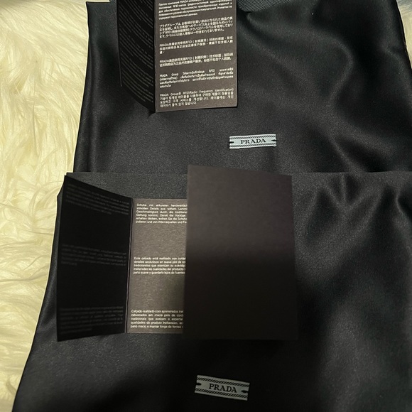 Authentic Prada quilted lambskin nappa leather flat sandals mules black 6.5 SOLD - Picture 12 of 13